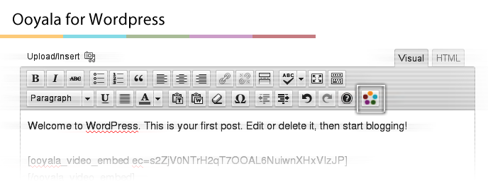 Ooyala for Wordpress Plugin