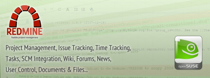 Installing Redmine on OpenSuSE Linux 12.2