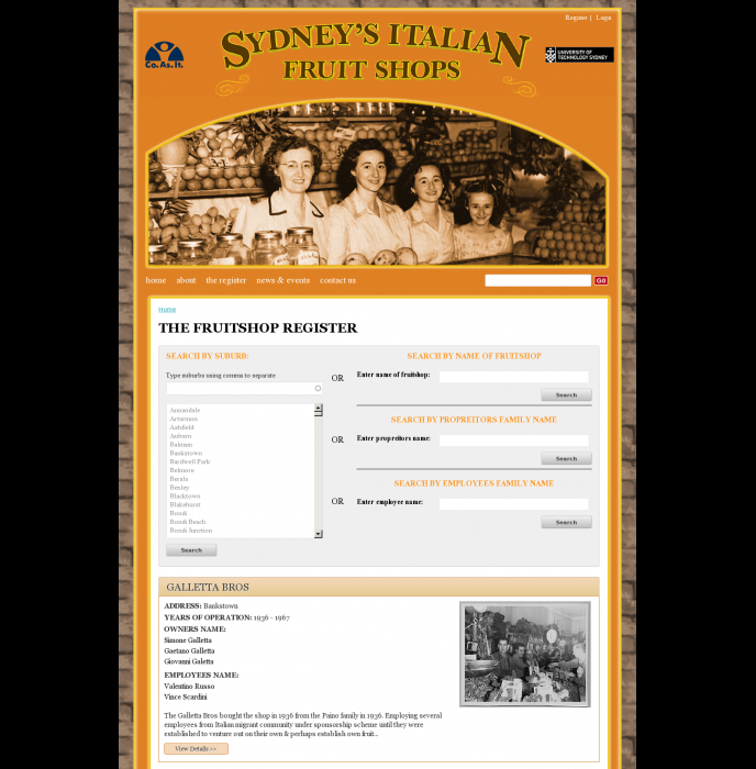 Sydneys Italian Fruitshops